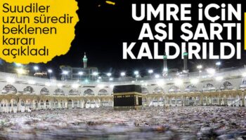 suudi arabistan duyurdu umre icin menenjit asisi zorunlulugu kaldirildi P4XRJXAV