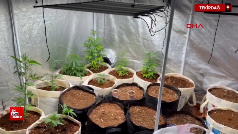 tekirdagda evini uyusturucu imalathanesine ceviren kisi yakalandi FzgOWrsm