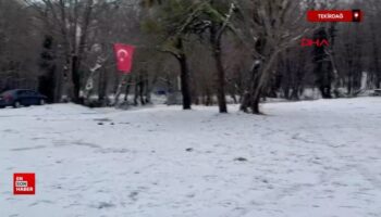 tekirdagin yuksek kesimlerine kar yagdi RZ6e5pbI