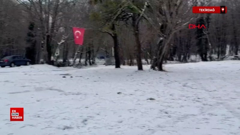 tekirdagin yuksek kesimlerine kar yagdi RZ6e5pbI