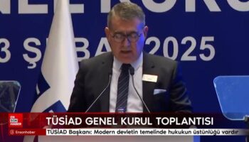 tusiad baskani modern devletin temelinde hukukun ustunlugu vardir PhLZjXHh