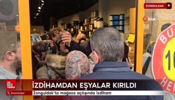 zonguldakta magaza acilisinda izdiham SLkuVaEH