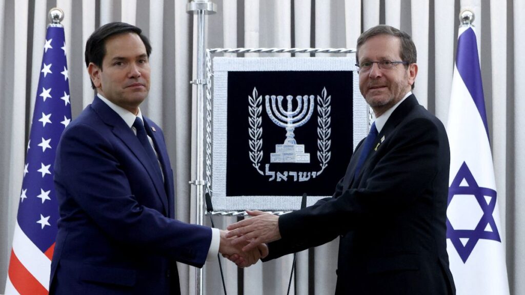 abd disisleri bakani rubiodan israil cumhurbaskani herzoga ziyaret dMmTnSaD