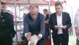 almanya basbakani merzin tartisma yaratan goruntusu pastayi elinden dusurdu 2qkkmRHk