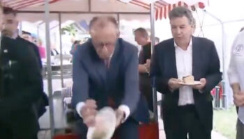 almanya basbakani merzin tartisma yaratan goruntusu pastayi elinden dusurdu 2qkkmRHk