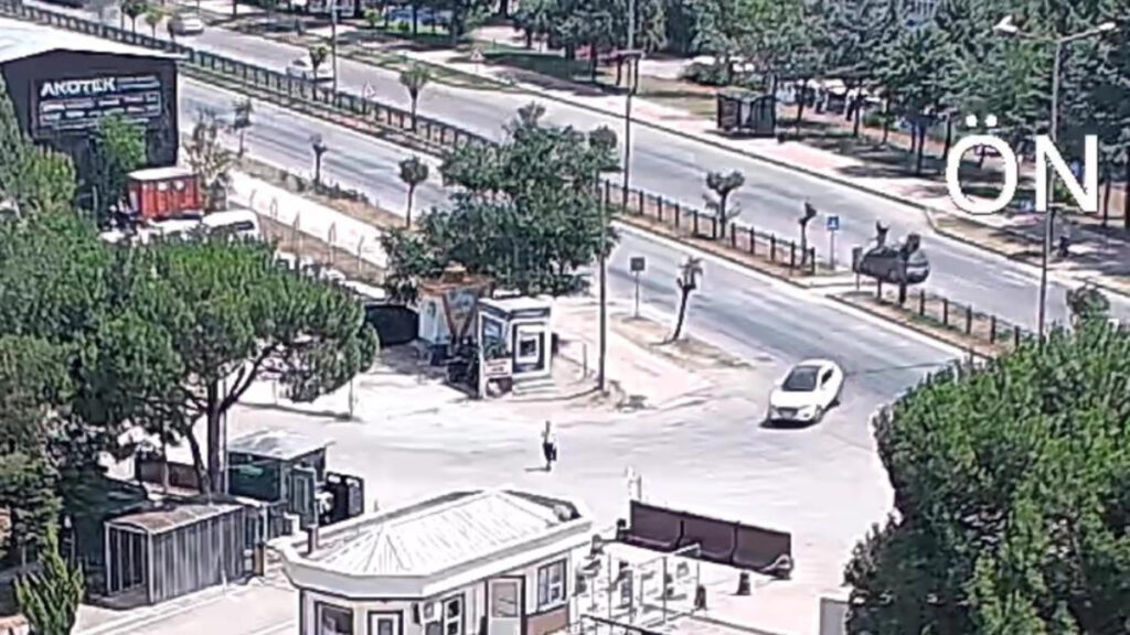 amasyada yaya gecidinden gecen yayaya otomobil carpti cRnVnIxT