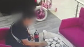 ankarada eltisinin icecegine ilac koyan kadinin goruntusu guvenlik kamerasina yansidi RZDPniSg