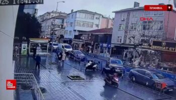 atasehirde guvenlik kamerasinin goruntuledigi motosiklet hirsizi Ayaq3VnB