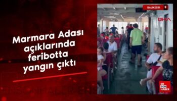 balikesirde marmara adasi aciklarinda feribotta yangin cikti YY2rD7Jj