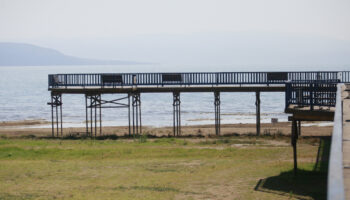 bursada bir donem deniz otobusunun yanastigi iskele karada kaldi 48Vm9TM6