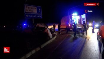 canakkalede iki otomobil carpisti iBD2xVFk