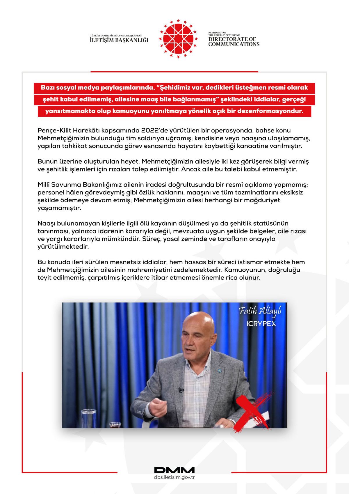 dmm iyi partili comezin sehit ailesiyle ilgili iddiasini yalanladi 0 zZ2ewX9V