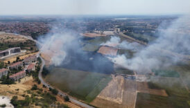 edirnede aniz yangini yerlesim alanlarina gelmeden sonduruldu pIgvjvvc