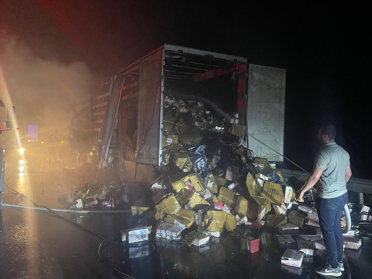 erzincanda seyir halindeki tir alev aldi 0 YzbpUdzC