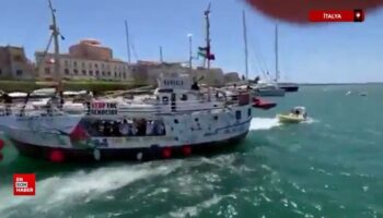 hanzala gemisi italyadan yola cikti Cheig9Ve