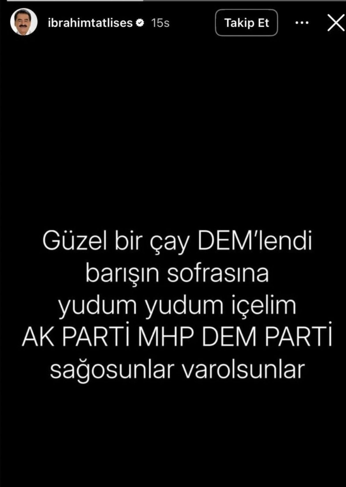 İbrahim Tatlıses'ten terörsüz Türkiye mesajı 1 ibrahim tatlisesten terorsuz turkiye mesaji 0 dLrbXAX9