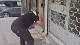 istanbulda sinyalini takip ederek kayip telefonunu buldu is yerinin camini kirip telefonu aldi 7i21xXkH