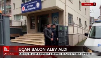 istanbulda ucan balonlarin patlamasi sonucu bir kadin yaralandi CekK6M8r