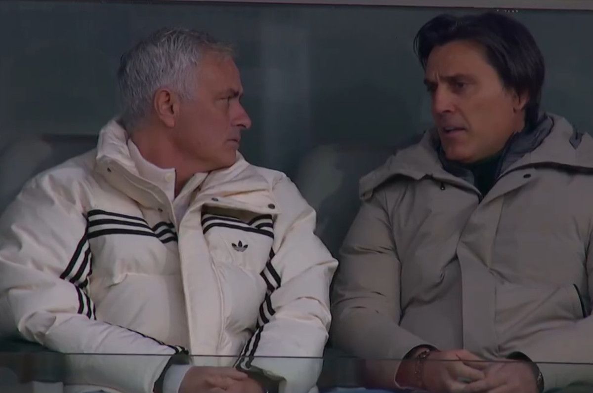 Jose Mourinho ve Vincenzo Montella beraber maç izledi 1 jose mourinho ve vincenzo montella beraber mac izledi 0 3pBGT1Jb