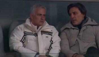 jose mourinho ve vincenzo montella beraber mac izledi MF8wgEKe