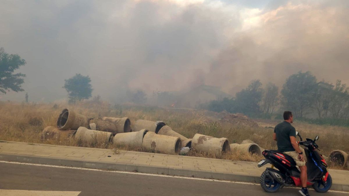 kosovada orman yanginina bolgede bulunan mehmetcik mudahale etti 2 rpkIXule