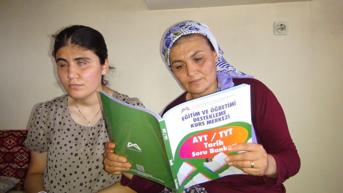 mersinde gorme engelli kiz universite sinavinda ilk 10 bine girdi 2 Gu4TQthI