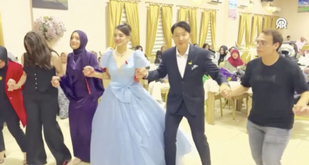rizeye guney koreli damat nisan toreninde horon oynattilar 0 m6k3V1LL