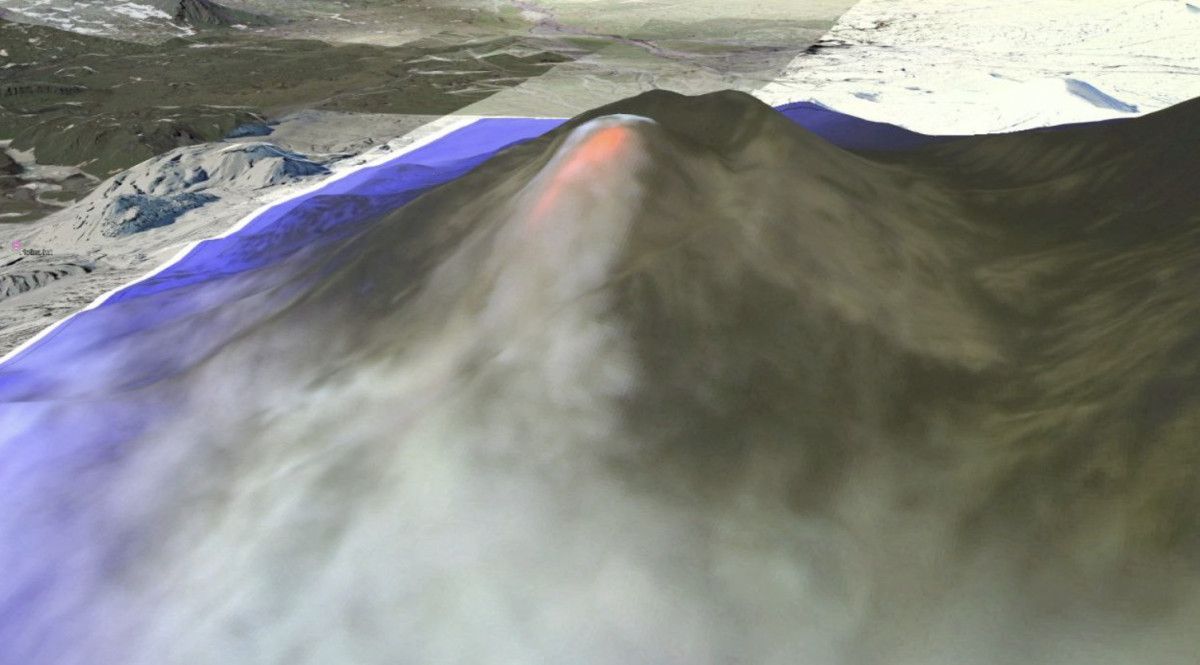 rusya kamcatkadaki yanardag faaliyete gecti 0 ydRFANuS