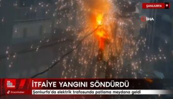 sanliurfada elektrik trafosunda patlama meydana geldi KZbmKWPU