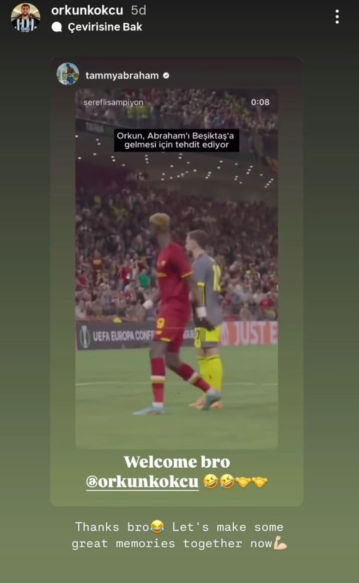 tammy abrahamdan orkun kokcuye hos geldin kardesim 1 6NGmFzHj