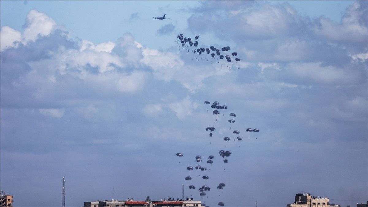 urdun gazzeye havadan yapilan yardimlari degerlendirdi 1