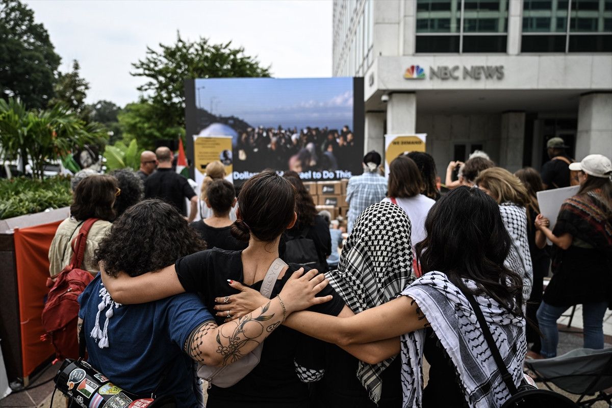 abdde gostericilerden medyaya gazze tepkisi suc ortakligini durdurun 2