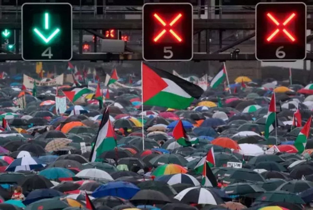 avustralyada onbinler yagmur altinda gazze icin yurudu 2 Yri5BfBW