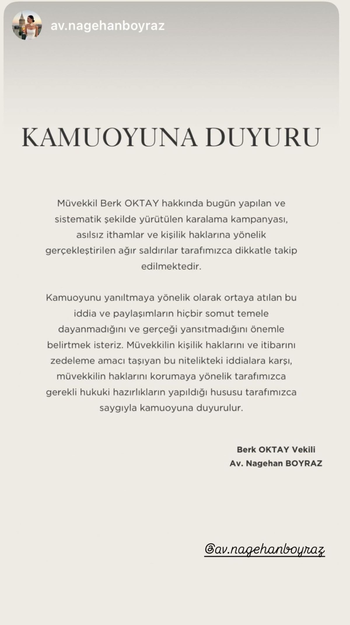 berk oktay ihanet iddialarina karsi harekete gecti 1