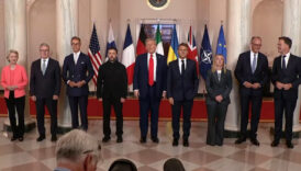 beyaz sarayda avrupali liderlerle aile fotografi VXDtElH1