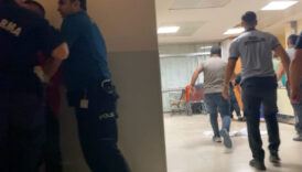 bursada otomobil ile motosiklet carpisti yaralilarin yakinlari hastanede kavga etti TZ9EWaIf