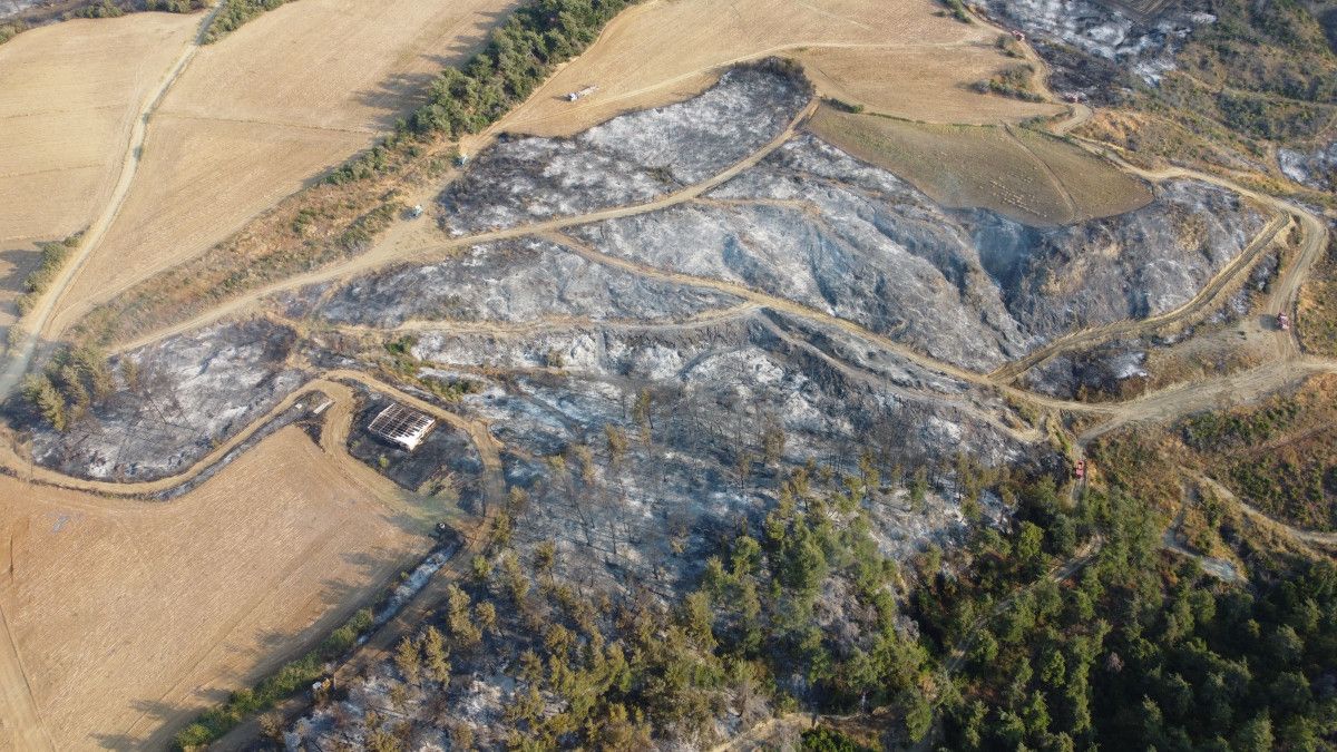 canakkaledeki yangin sonrasi olusan hasar havadan goruntulendi 1 gLgOgYih