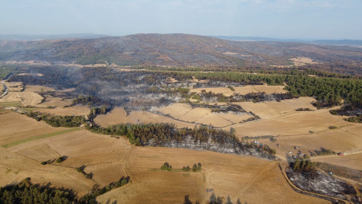canakkaledeki yangin sonrasi olusan hasar havadan goruntulendi 3