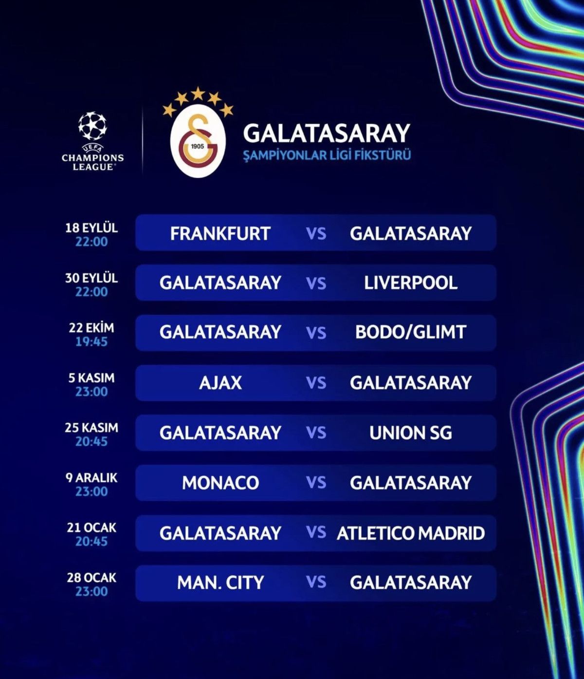 galatasarayin sampiyonlar ligi fiksturu netlesti 1 tngDKZEX