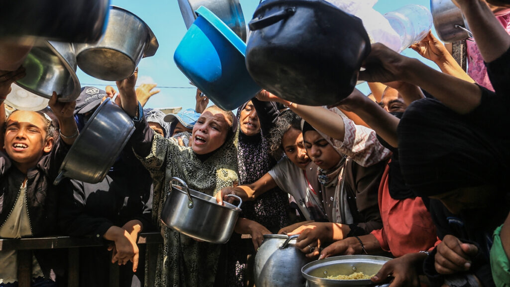 gazzede gida krizi filistinlilere yemek dagitildi ddmZuAsV