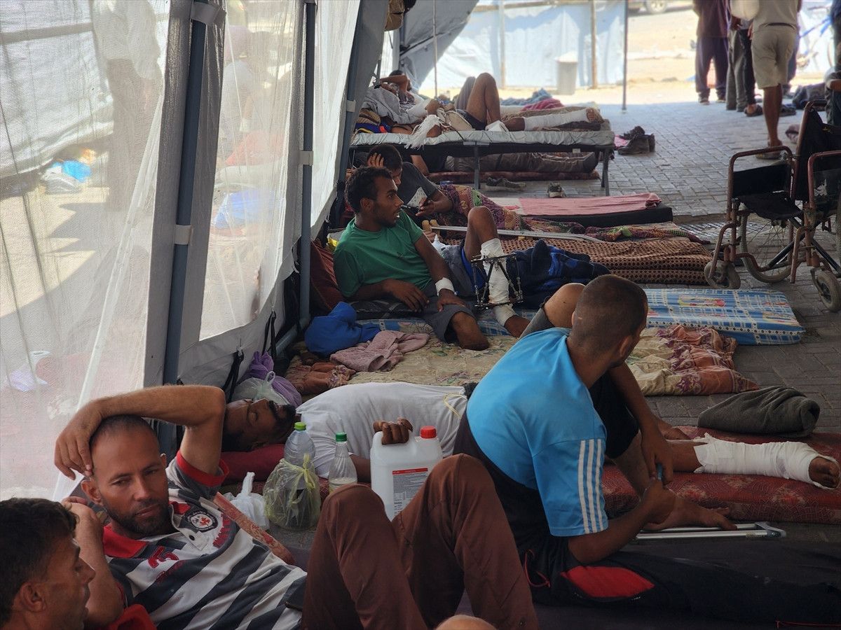 gazzede yaralilar cadirlarda tedavi ediliyor 10 WAkvqrkC