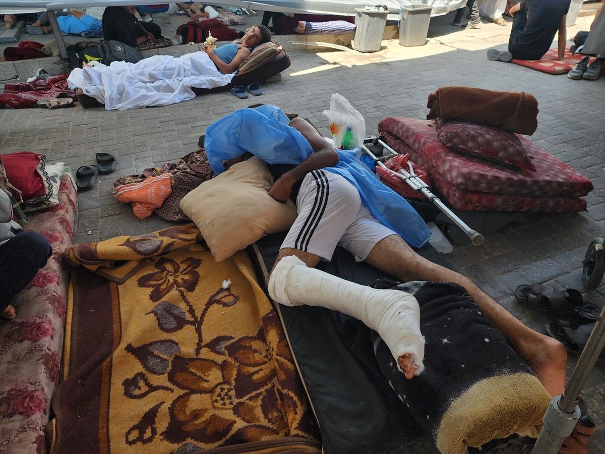 gazzede yaralilar cadirlarda tedavi ediliyor 14 pTgKe7CL