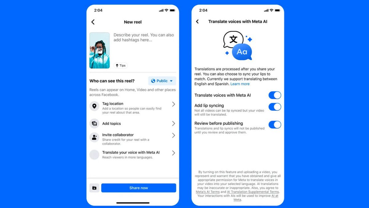 instagram reels videolarina yeni ozellik yapay zeka destekli dublaj 0