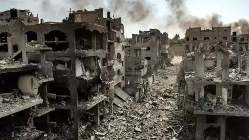 israil gazzede filistin kizilayi karargahini bombaladi 1 personel hayatini kaybetti ROmEH4z8