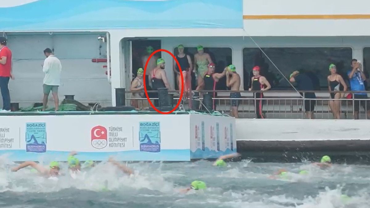 İstanbul'da kaybolan Rus yüzücünün yarış başlamadan önceki görüntüleri 5 istanbulda kaybolan rus yuzucunun yaris baslamadan onceki goruntuleri 4 83BDU5fH