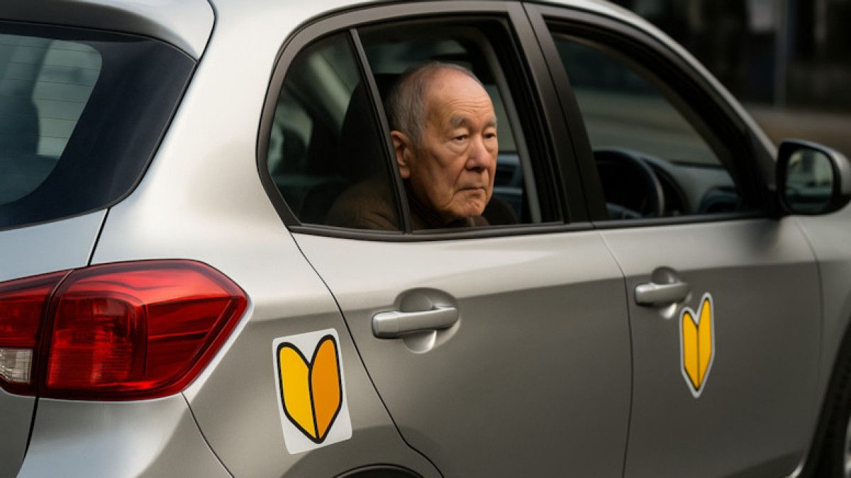 japonyada yururluge girdi aracina o etiketi yapistirmayan trafige cikamayacak 0 WW5OuC5B