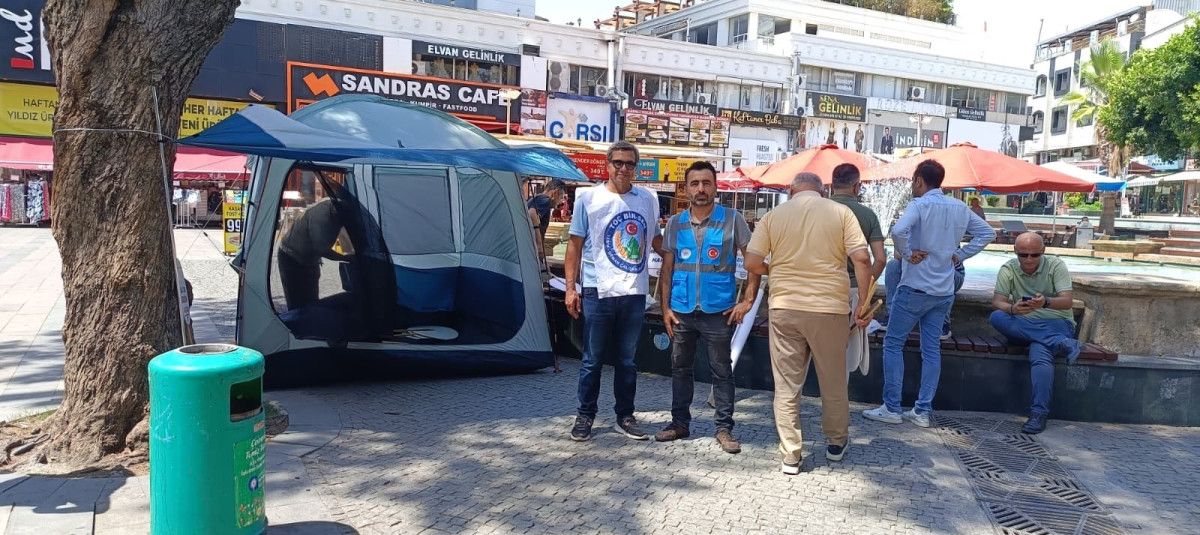 memur sen 81 ilde memur emekli nobette cadirlari kurdu 1