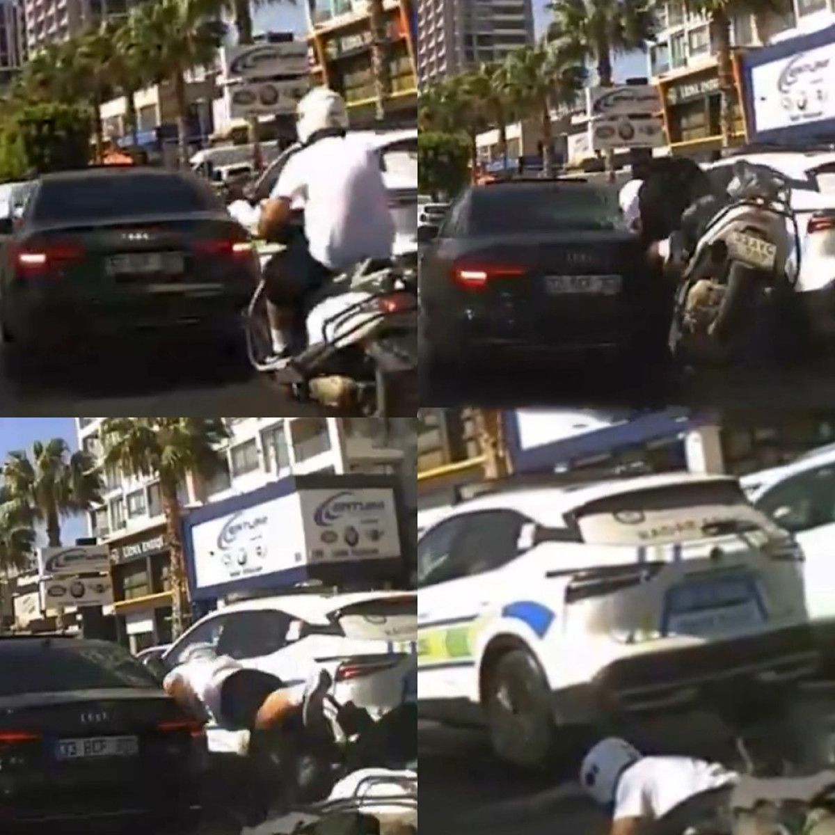 mersinde iki ayri motosiklet kazasi goruntulendi 0 IklCOCuy