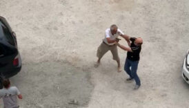 samsunda otoparkta silahli kavga olay ani cep telefonu kamerasinda GWwXZsSV