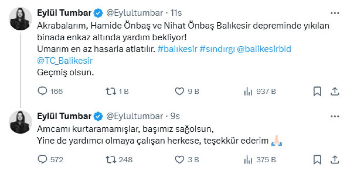 unlu oyuncu eylul tumbar depremde amcasini kaybetti 2 8OjU4yyl